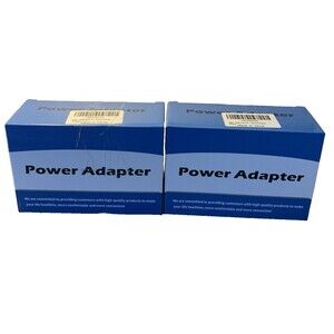 Lot of 2 Power Adapter Transformer 18V 500MA Model K180500 White New Boxed
